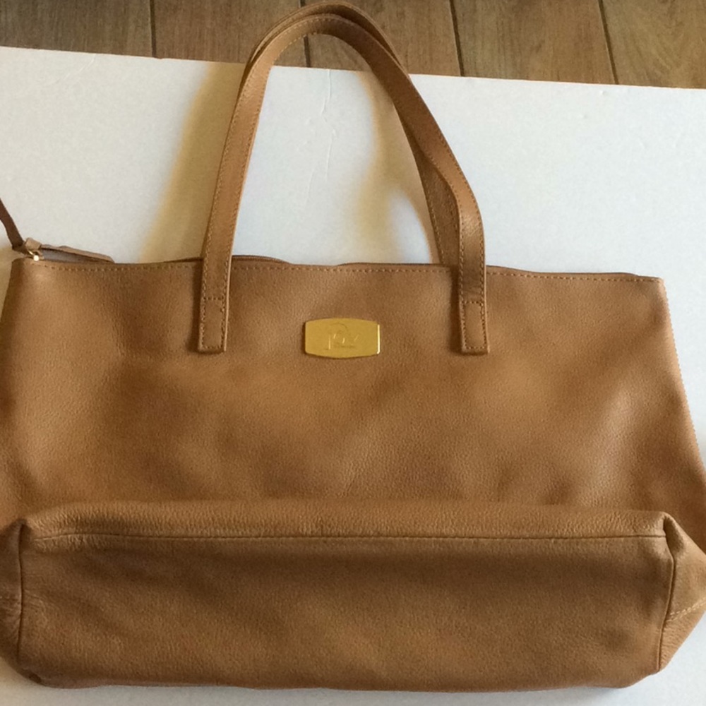 Joy Mangano leather tote Large
